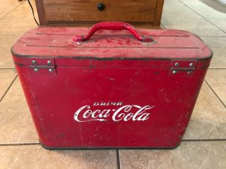 Coke Bottle Cooler Coca Cola Cavalier Airline Cooler