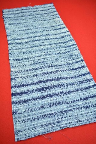 BL89/50 Vintage Japanese Fabric Cotton Antique Boro Patch Indigo Blue 35.  4 