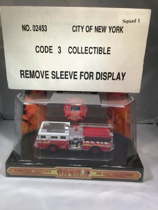 Code 3 02453 Fdny South Bronx 60 Seagrave Fire Truck 5 3/8 " J