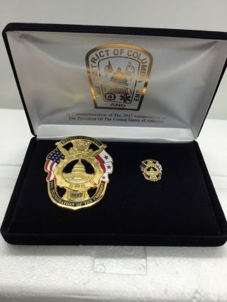 Dcfd (dcfems) 2017 Presidential Inauguration Official Commemorative Badge,  Pin