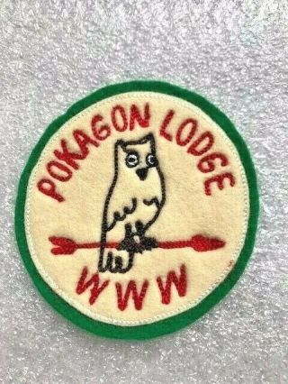 Boy Scout Oa 110 Pokagon Vintage Felt On Felt