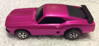 Vintage 1970 Hot Wheels Redline Sizzlers Pink Mustang - Runs - Htf