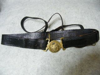Vintage Imperial Japanese Army Navy Ww2 Sword Belt Very Rare