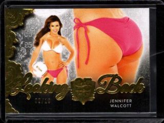 Jennifer Walcott /10 2019 Benchwarmer 25 Years Looking Back Butt Card Mc1