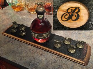 Blanton’s Bourbon Grand Head Stave Display Bottle Blantons Wood Stopper Cork