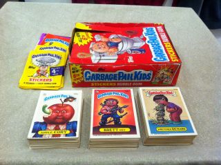 175 Garbage Pail Kids Cards (1986 - 1988),  Box,  Wrappers