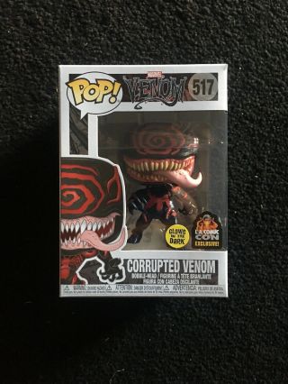 Funko Pop Corrupted Venom Gitd La Comic Con Official Exclusive