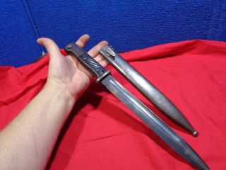 Vintage Ww2 German Fighting Knife Dagger Bayonet 4