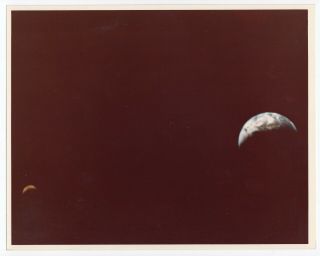Earth And Moon In Same Frame Voyager 1 Look - Back Photo,  1978