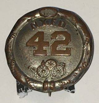 Rare 1860 York Fire Department Fireman’s Badge Engine Company 42 Memorabilia 2