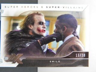 2019 Cryptozoic Czx Heroes Villains 43 Smile The Joker Silver Sp 13/20