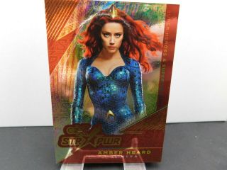 2019 Cryptozoic Czx Heroes Villains Str Pwr S12 Amber Heard As Mera