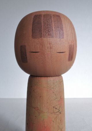 30cm (11.  8 ") Japanese Sosaku Kokeshi Doll: Signed Issetsu (kuribayashi) 1926 2011