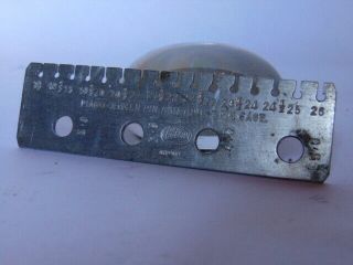 Rare Antique Helios Germany Piano Center & Tuning Pin Gauge