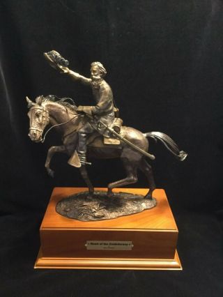 Civil War Bronze General Jeb Stuart Confederacy By Jim Ponter Franklin
