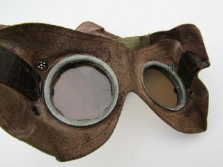 UMBRAL CARL ZEISS JENA Wehrmacht German WW2 Goggles DAK VINTAGE WWII TROOPS 2