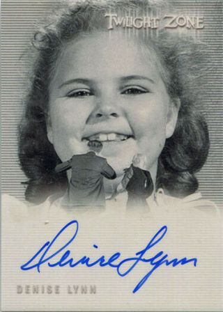 Twilight Zone 2019 Rod Serling Edition Autograph Card A152 Denise Lynn