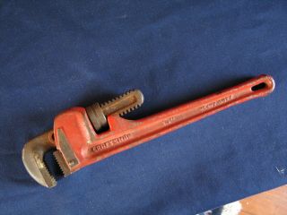 Pipe Wrench 14 " Heavy Duty Vintage Sears Craftsman 55672