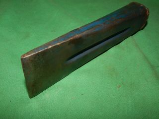 Vintage,  Lumber Wood Log - Splitting Split Iron Wedge 9 " Long 4 - 1/4 Lb.