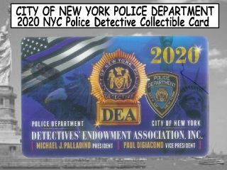 6x 2020 Nyc Police Detective 