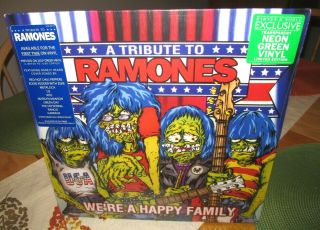 - V/a A Tribute To Ramones Green Vinyl 12 " 45 Rpm We 