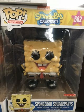 Funko Pop 10 Inch Spongebob Square Pants 562 Target Exclusive Rare