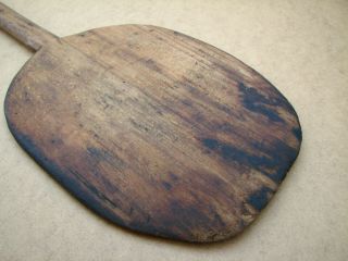 Old Antique Primitive Wooden Wood Bread Board Scoop Shovel Plate Rustic Farm