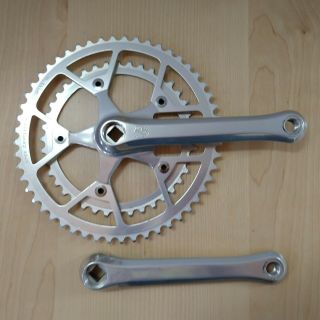 Vintage Campagnolo Triomphe 52/40t 170mm Crankset Square Tapered 116 Bcd G1