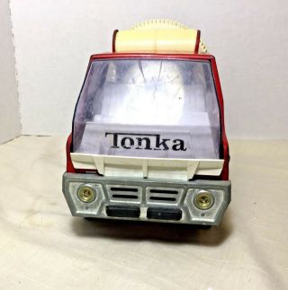 Vintage 1960 ' s ' Red Tonka Cement Mixer Truck ' Pressed Steel 3