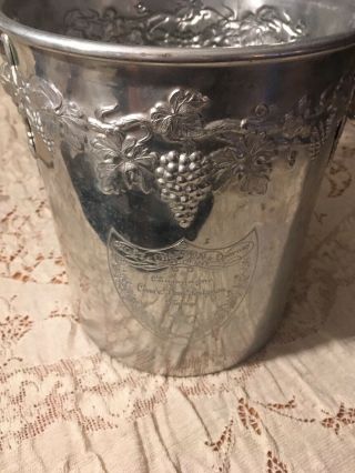 Dom Perignon Champagne Ice Bucket Moet Et Chandon A Epernay Rare
