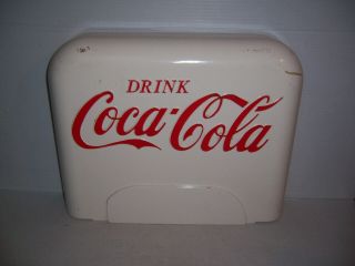 Vintage Drink Coca Cola Drink Dispenser Top Panel Coke Advertising