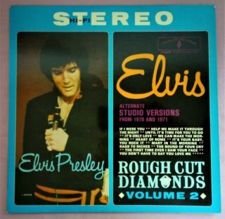 Elvis Presley Rough Cut Diamonds Vol.  2 - 1985 Bootleg Vinyl Lp (lps3000).