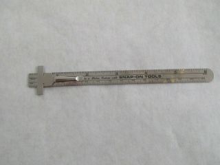 Vintage Build For A Metric Future With Snap On Tools - Pocket Rule Depth Gauge