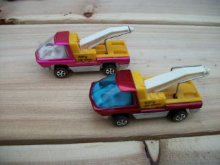 HOTWHEELS REDLINE SPECTRAFLAME HOT PINK & ROSE TOW TRUCK WHITE INT READ ALL 2