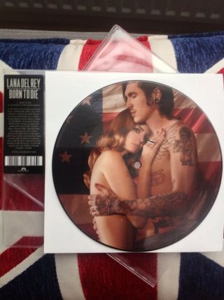 Lana Del Rey Vinyl 7 " Born To Die Rare Picture Disc Video Not Promo Signed