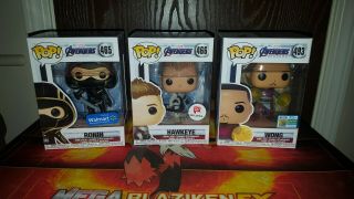 Funko Pop Marvel Avengers Endgame Wong Sdcc Ronin Walmart Hawkeye Walgreens