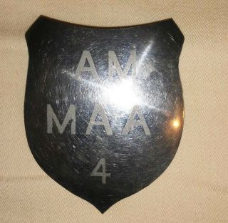 Us Navy Master At Arms Badge Issued San Diego,  Feb 1941j.  P.  Mathies