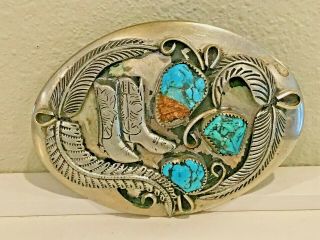 Vintage Silver And Turquoise Women 
