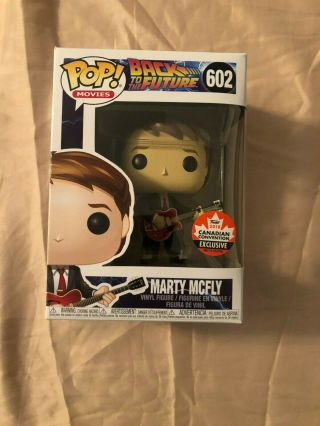 Funko Pop Marty Mcfly 602 Back To The Future Canada Expo Exclusive