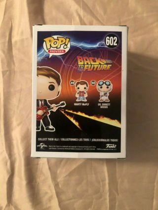 Funko Pop Marty Mcfly 602 Back to the Future Canada Expo Exclusive 3
