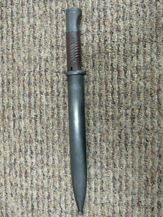 Wwii German K98 Bayonet With Scabbard Nos Not Matching
