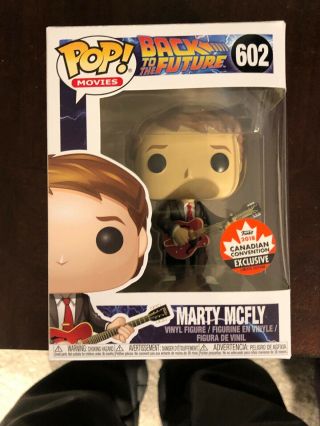 Marty Mcfly Funko Pop 602 Back To The Future Canada Expo Exclusive