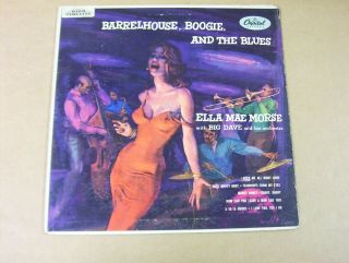 Ella Mae Morse Barrelhouse Boogie And The Blues Capitol H513 10 " Lp Strong Vg