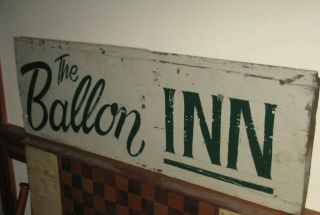 Best Antique Wood England Inn Trade Sign Best Lettering,  Old Paint Aafa Nr