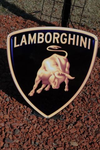 Old Style Lamborghini Huracan Diablo Veneno Aventado Roadsters Diecut Sign