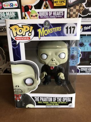 ⚡️funko Pop Universal Monsters Phantom Of The Opera 117 Horror Vaulted ⚡️