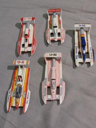 Vintage Hydroplane 1/64 Hand Made Wood Model Circus Cellular One Madison Winston