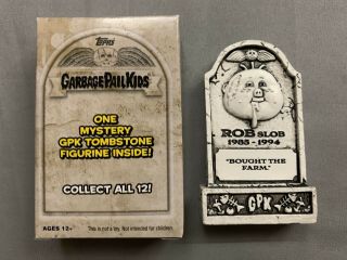 2019 Garbage Pail Kids Revenge Oh The Horror - Ible Tombstone Figure Rob Slob