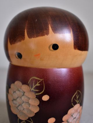 15cm (5.  9 ") Japanese Sosaku Kokeshi Doll : Signed