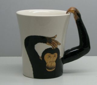 Monkey Large 3d Chimpanzee Coffee Mug Cup Pier 1 One Imports